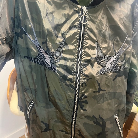 Camouflage Bomber Jacket - Picture 6 of 8